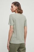 Бавовняна футболка Medicine жіноча колір зелений (3315762)