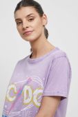 Бавовняна футболка Medicine колір фіолетовий (3055019)
