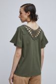 Бавовняна футболка Medicine колір зелений (3236314)