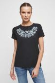 Футболка Medicine жіноча колір чорний (3355096)