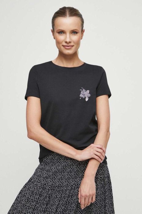 Футболка Medicine жіноча колір чорний (3355185)