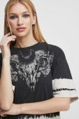 Бавовняна футболка Medicine жіноча колір чорний (3319250)