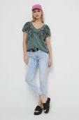 Бавовняна футболка Medicine колір зелений (3319261)