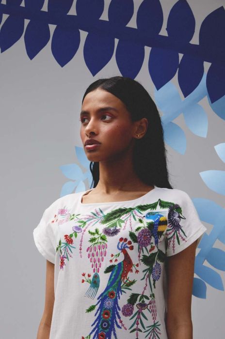 Бавовняна футболка Medicine x Maria Prymachenko колір бежевий (3350769)