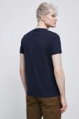 Бавовняна футболка Medicine колір синій однотонний (2871777)