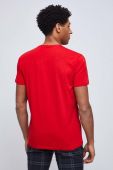 Футболка Medicine чоловіча колір червоний однотонна (2895041)