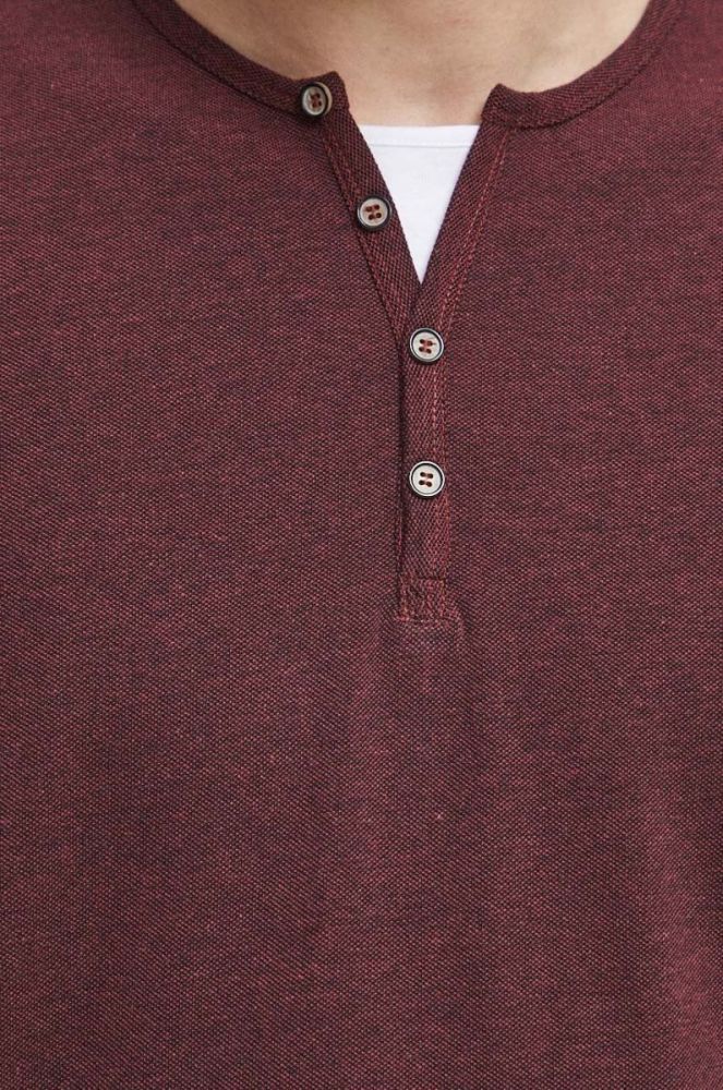 Футболка Medicine чоловічий колір бордовий меланж (3047744) фото 5
