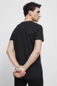 Бавовняна футболка Medicine колір чорний однотонний (3016357)