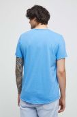 Бавовняна футболка Medicine чоловічий однотонний колір блакитний (3274147)