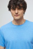 Бавовняна футболка Medicine чоловічий однотонний колір блакитний (3274147)