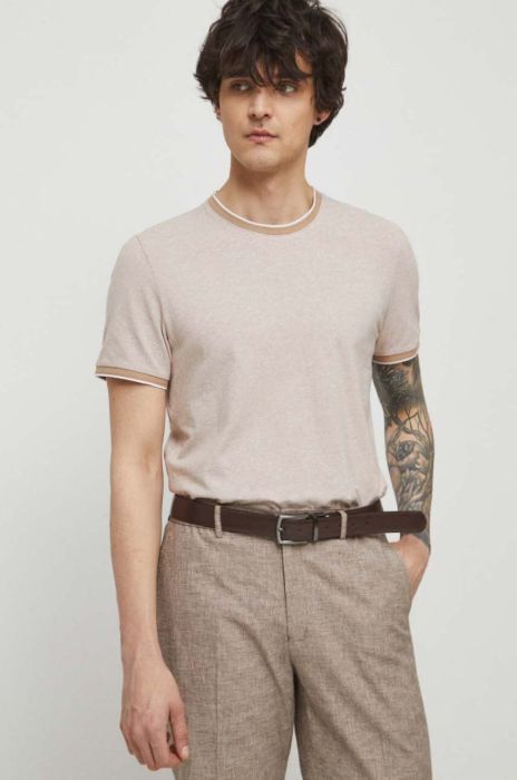 Футболка Medicine чоловічий колір бежевий меланж (3341218)