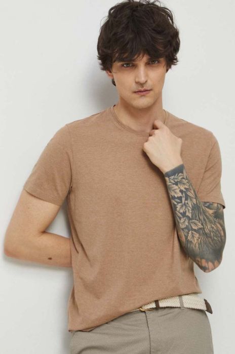 Футболка Medicine чоловічий колір бежевий меланж (3292392)