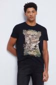 Бавовняна футболка Medicine колір чорний з принтом (2894415)