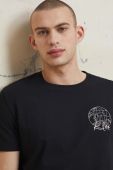 Бавовняна футболка Medicine колір чорний з принтом (2958521)