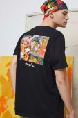 Бавовняна футболка Medicine колір чорний з принтом (2958527)