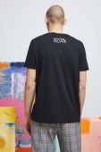 Бавовняна футболка Medicine колір чорний з принтом (2958551)