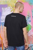 Бавовняна футболка Medicine колір чорний з принтом (2958562)