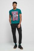 Бавовняна футболка Medicine чоловічий колір зелений з принтом (3048335)