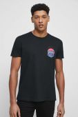Бавовняна футболка Medicine колір чорний з принтом (3048343)