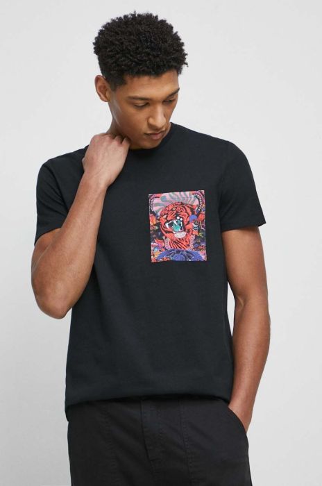 Бавовняна футболка Medicine колір чорний з принтом (3048350)