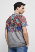 Бавовняна футболка Medicine колір сірий з принтом (3048355)