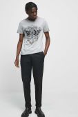 Бавовняна футболка Medicine колір сірий з принтом (3096960)