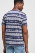 Бавовняна футболка Medicine колір синій візерунок (3118756)
