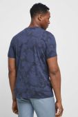 Бавовняна футболка Medicine колір синій візерунок (3143553)