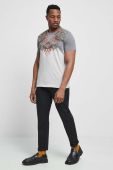 Бавовняна футболка Medicine чоловічий колір сірий з принтом (3174883)