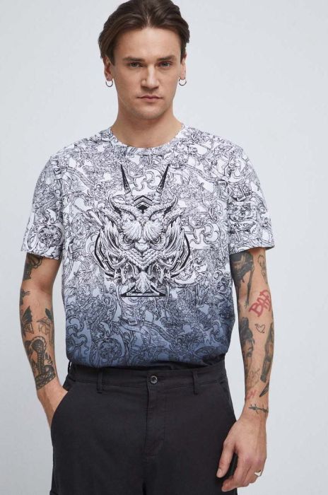 Бавовняна футболка Medicine колір білий з принтом (3118761)