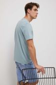 Бавовняна футболка Medicine чоловічий колір бірюзовий з принтом (3239782)