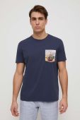 Бавовняна футболка Medicine чоловічий колір синій з принтом (3239791)