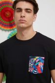 Бавовняна футболка Medicine чоловічий колір чорний з принтом (3361202)