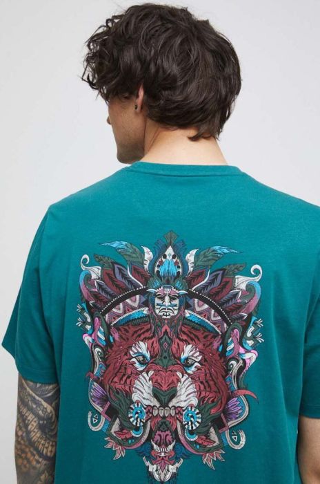 Бавовняна футболка Medicine колір зелений з принтом (3281351)