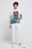Бавовняна футболка Medicine колір білий з принтом (3281356)