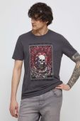 Бавовняна футболка Medicine чоловічий колір сірий з принтом (3281366)