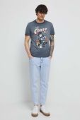 Бавовняна футболка Medicine чоловічий колір сірий з принтом (3281436)