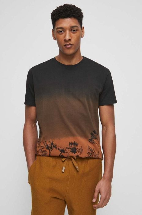 Бавовняна футболка Medicine чоловічий колір коричневий з принтом (3281480)