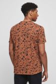 Бавовняна футболка Medicine чоловічий колір коричневий візерунок (3293430)