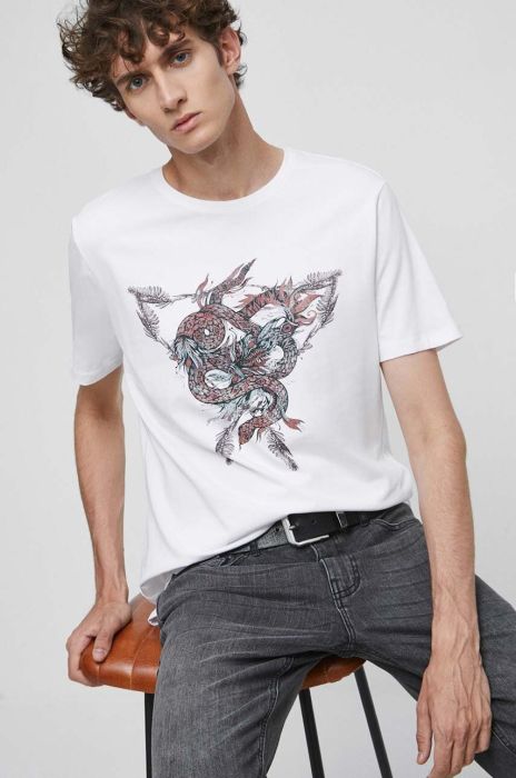 Футболка Medicine чоловічий колір білий з принтом (3406447)