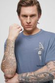 Бавовняна футболка Medicine чоловічий з принтом колір блакитний (3319284)