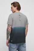 Бавовняна футболка Medicine колір сірий з принтом (3319293)