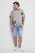 Бавовняна футболка Medicine чоловічий колір сірий з принтом (3319332)