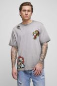 Бавовняна футболка Medicine чоловічий колір сірий з принтом (3319332)