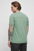 Бавовняна футболка Medicine чоловічий колір зелений однотонний (3329424)