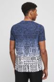 Бавовняна футболка Medicine чоловічий колір синій візерунок (3302352)