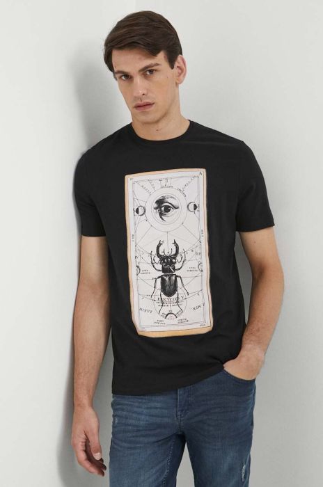 Футболка Medicine чоловічий колір чорний з принтом (3511023)