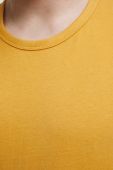 Бавовняна футболка Medicine колір жовтий однотонний