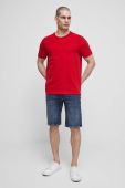 Бавовняна футболка Medicine колір червоний однотонний (3341235)