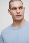 Бавовняна футболка Medicine однотонний колір блакитний (3341229)